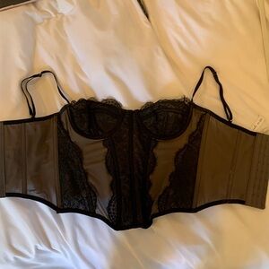 Urban outfitters corset lace top